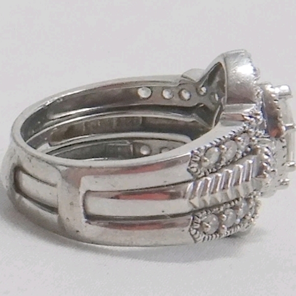 Rare Estate Elegant Victoria Wieck/Meda Absolute Ring With Guard - Picture 12 of 13